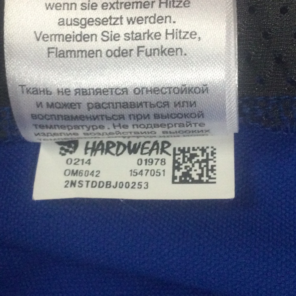 Men’s EUC MOUNTAIN HARDWEAR XL Blue Soft Shell Full Zip Jacket With Chest Pocket - Picture 16 of 16